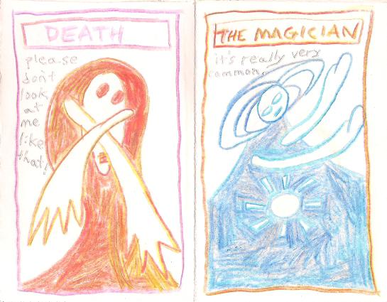 Death Card - tarot minicomic, panel 4
