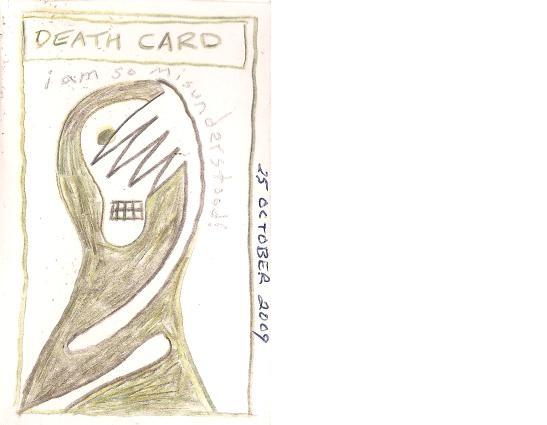 Death Card - tarot minicomic, panel 1